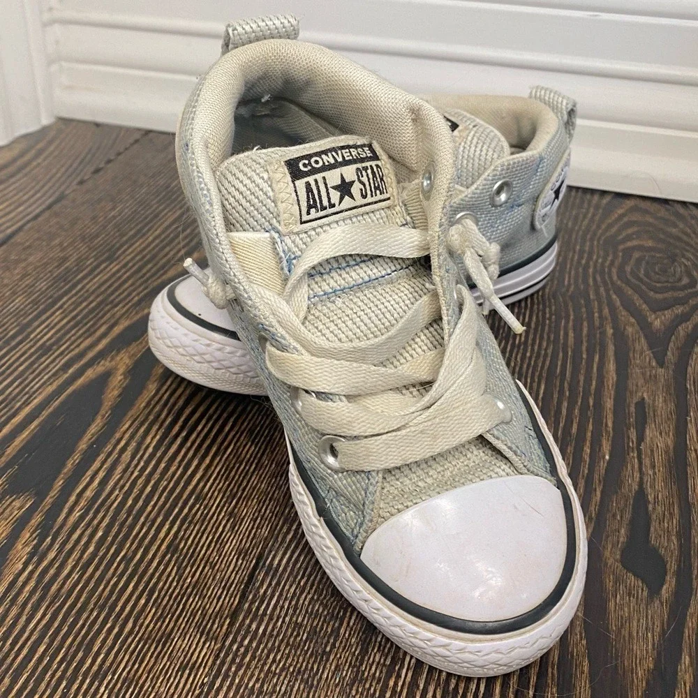 Bundle & Save CONVERSE All STAR STREET Youth Light Blue Cream Slip On 11‎